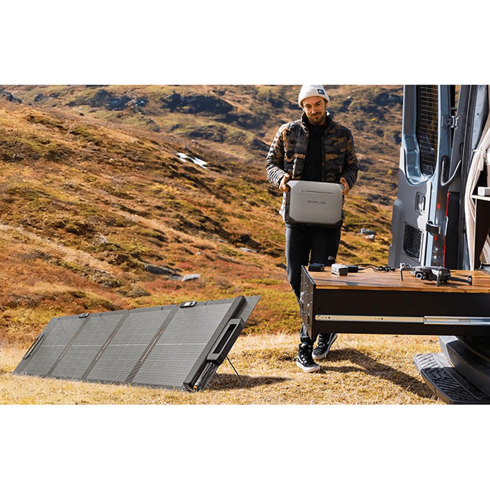 ECOFLOW 60W 110W High-Efficiency Portable Solar Panels with 23% Conversion Rate, IP68 Waterproof - Image 5