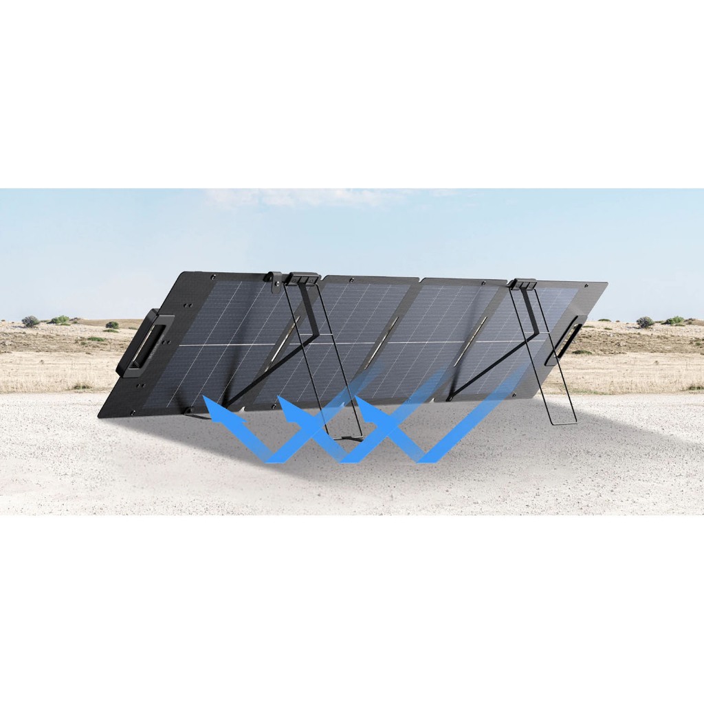 ECOFLOW 60W 110W High-Efficiency Portable Solar Panels with 23% Conversion Rate, IP68 Waterproof - Image 3