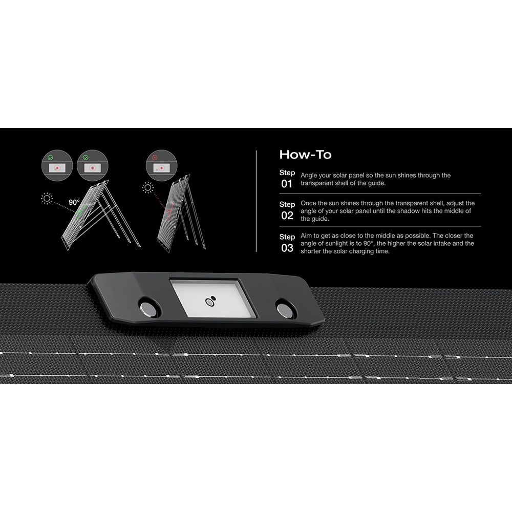 ECOFLOW 60W 110W High-Efficiency Portable Solar Panels with 23% Conversion Rate, IP68 Waterproof - Image 6