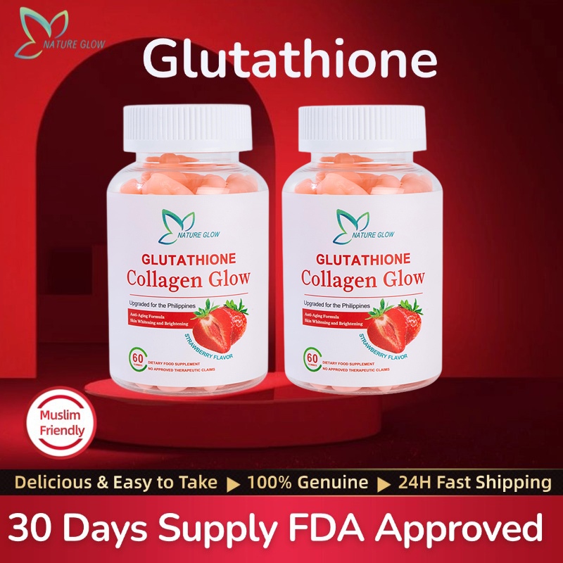 nature glow glutathione collagen glow fda approved L Glutathione Capsules, For Skin Whitening, Packaging Type: Bottle at ₹  230/stripe in Jaipur