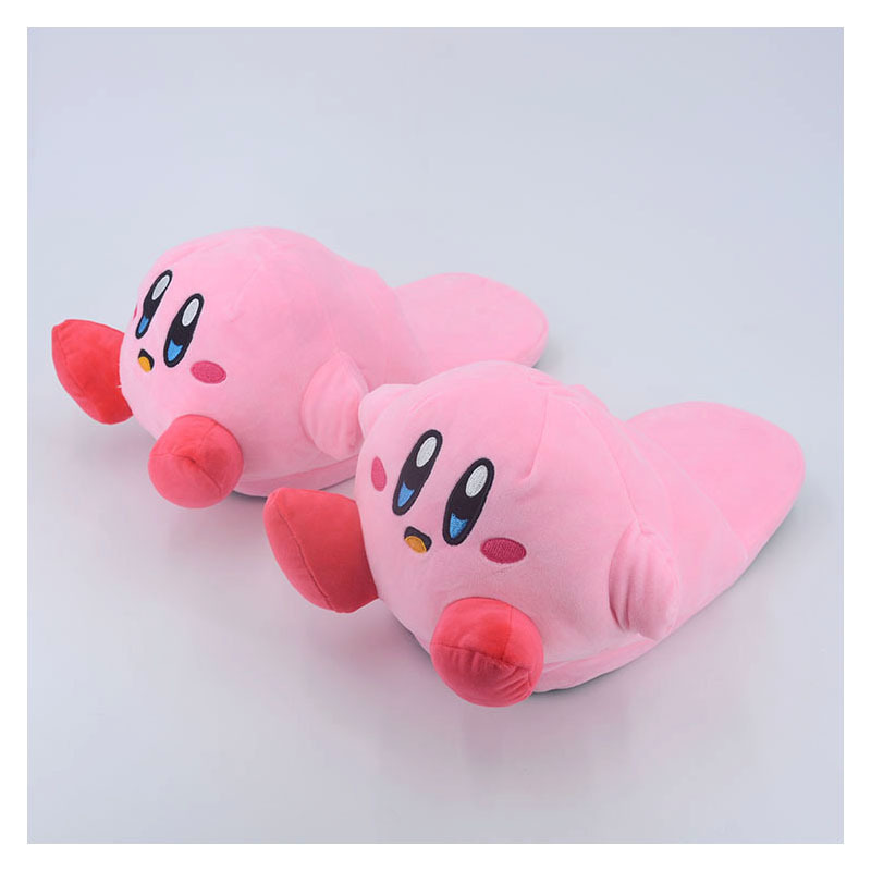 Kirby Anime Cotton Slippers - Winter Warm Indoor Shoes - Image 5