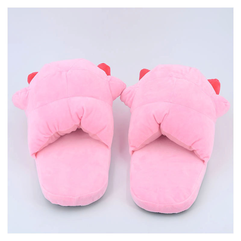 Kirby Anime Cotton Slippers - Winter Warm Indoor Shoes - Image 4