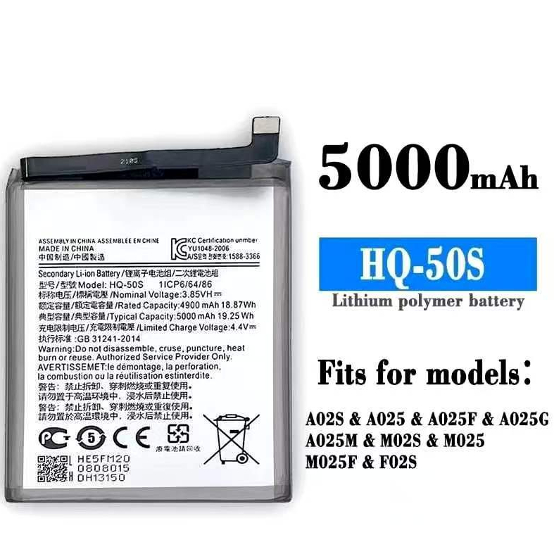 {TELEGO} For Samsung A03 Battery HQ-50S5000mAhBattery Repair Replacement Parts
