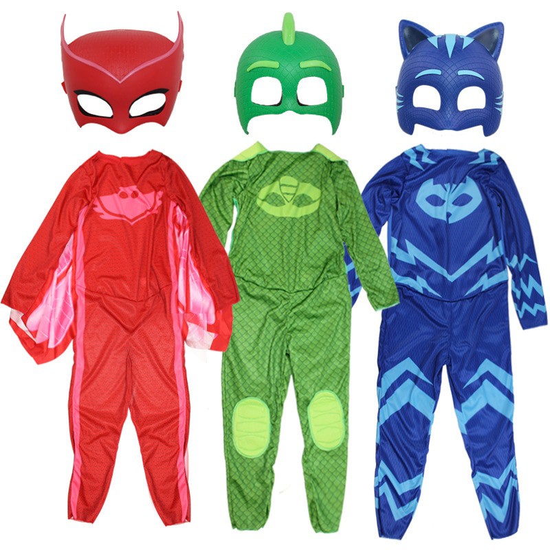 PJ Mask Costume Cosplay Clothes Suit Children Toys Christmas Halloween