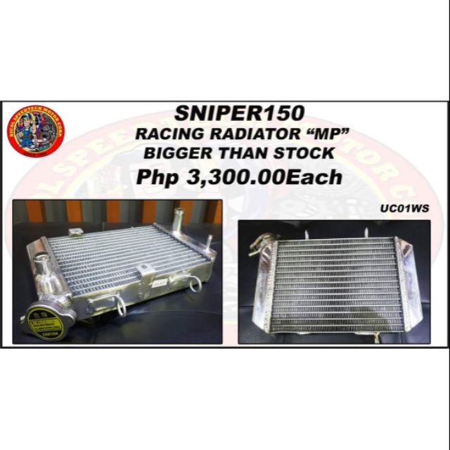 sniper 150 radiator price
