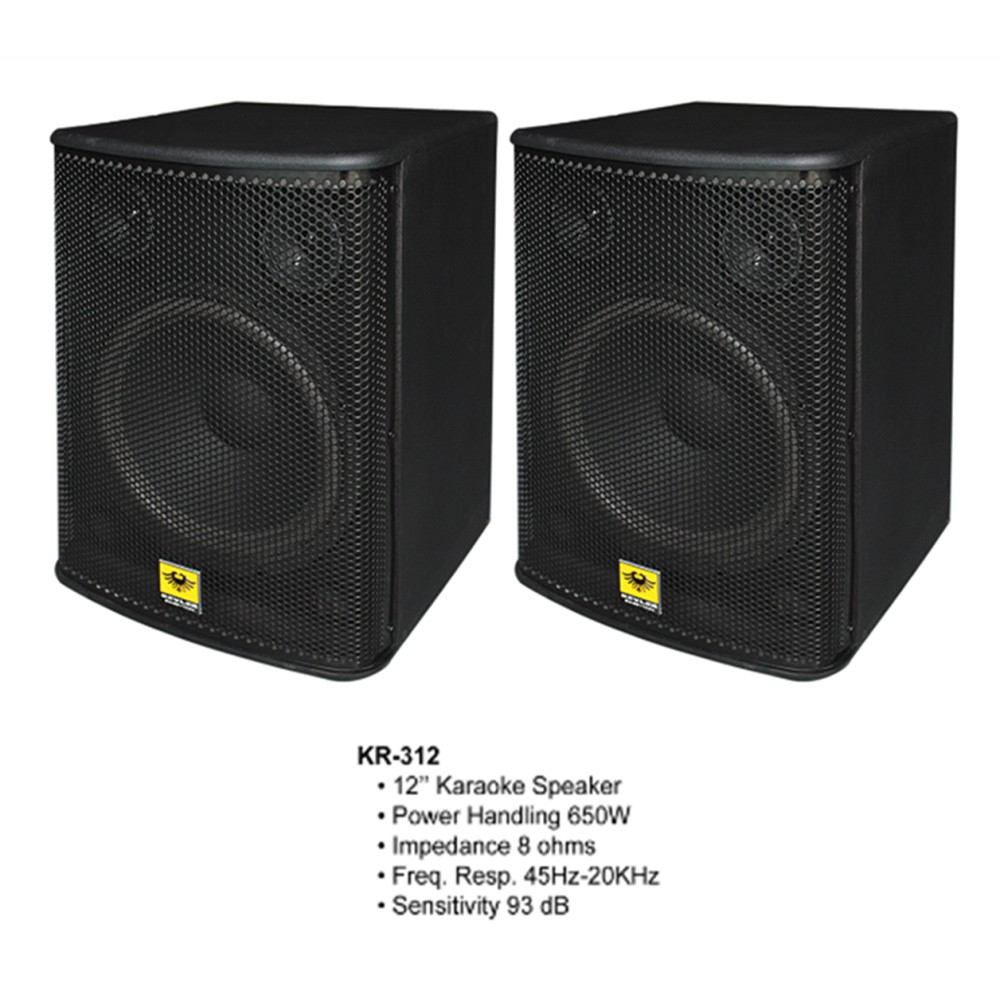 KEVLER KR312 Karaoke Speaker System / Pair Shopee Philippines