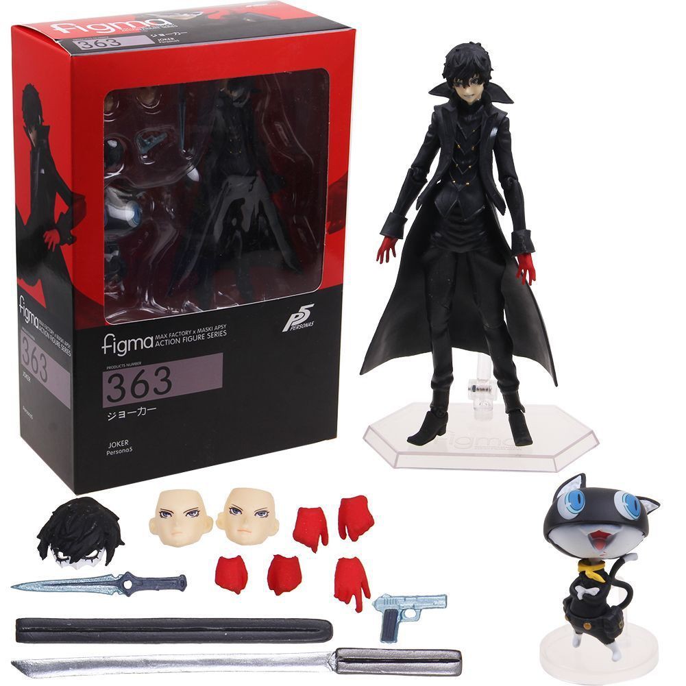 6 Figma 363 Persona 5 Joker Ren Amamiya Pvc Figure Toy Gift In Box Model Shopee Philippines