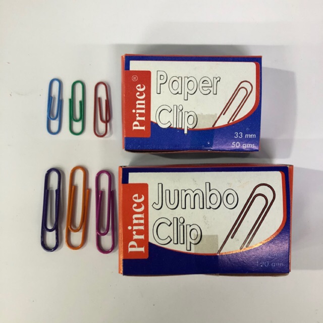 Prince Paper Clip Assorted Colors Shopee Philippines