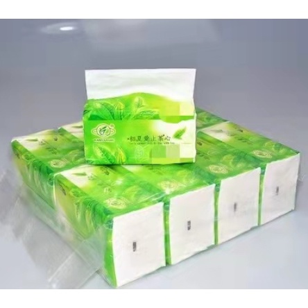 (480 sheets x 8 Packs) vinka Organic green tea Facial Tissue Paper ...