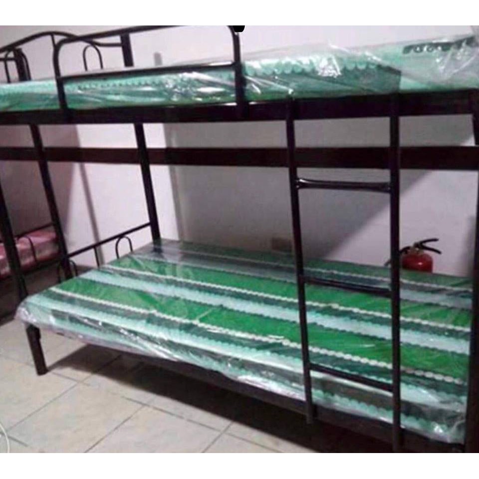 BED DOUBLE DECK FRAME WITH URATEX 30X30X75 FREE DELIVERY NCR Shopee