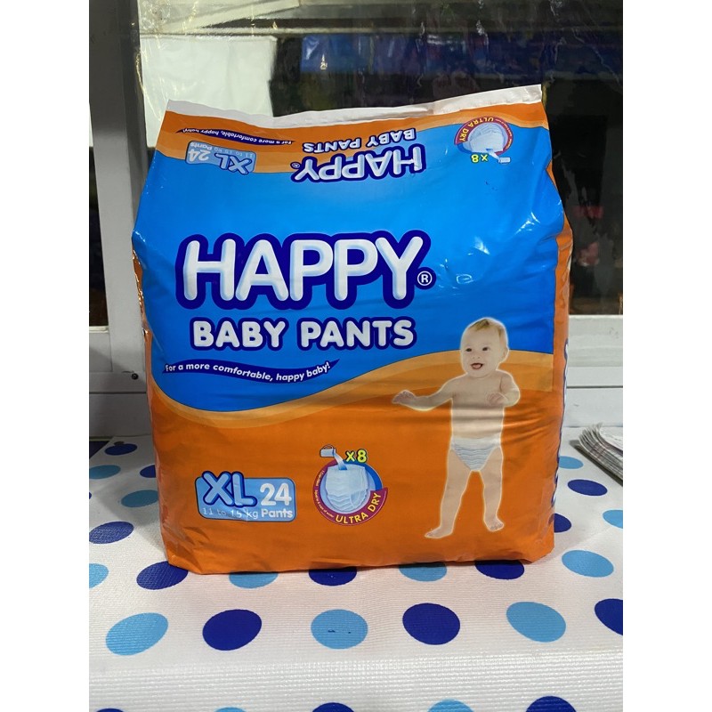HAPPY PANTS XL24 (pcs) | Shopee Philippines