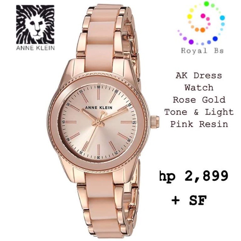 anne klein pink watch