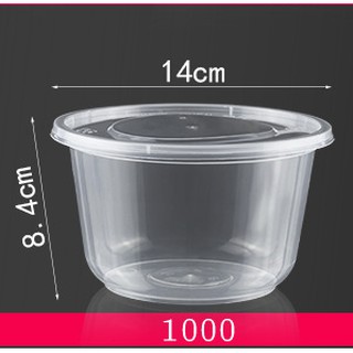 1000ml Microwave Disposable Plastic Food Container Rectangular Plastic Food Containers Shopee Philippines