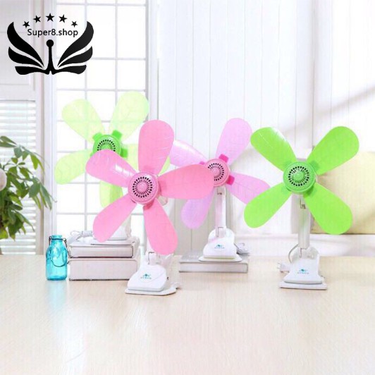 Portable Clip Electric Fan 5blades 4blades Shopee Philippines