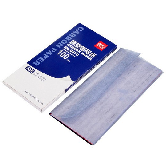100sheets copy carbon paper duplicating paper 85*185mm 48k ,color blue