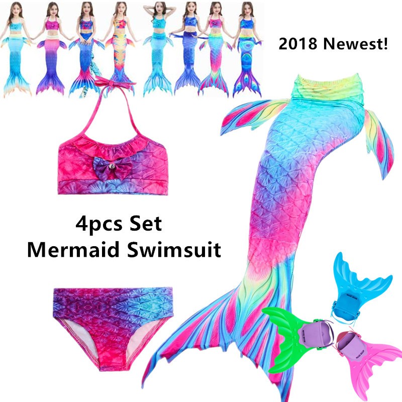 mermaid swimsuit with monofin