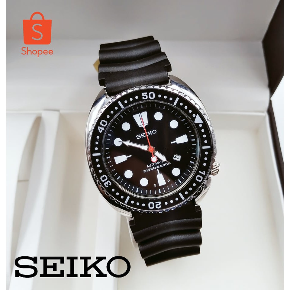 S236 Seiko Divers Men's Watch Rubber Strap Water resistant | Shopee  Philippines