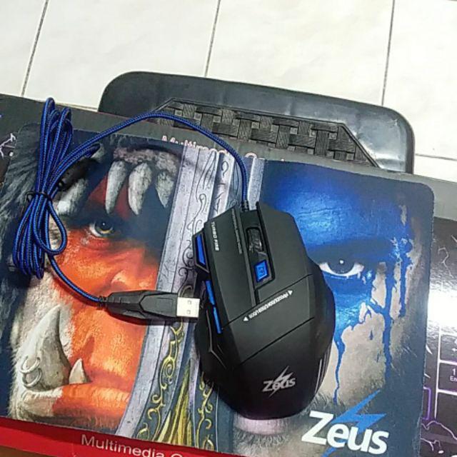 Zeus M330 High Speed Gaming Mouse with Mouse Pad | Shopee Philippines