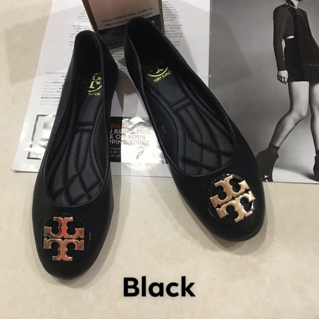 Tory Burch flat doll shoes FL-T3 | Shopee Philippines