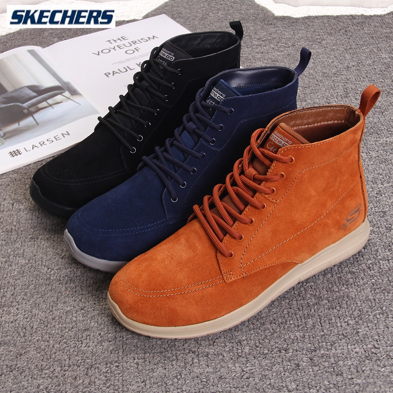 skechers high top boots