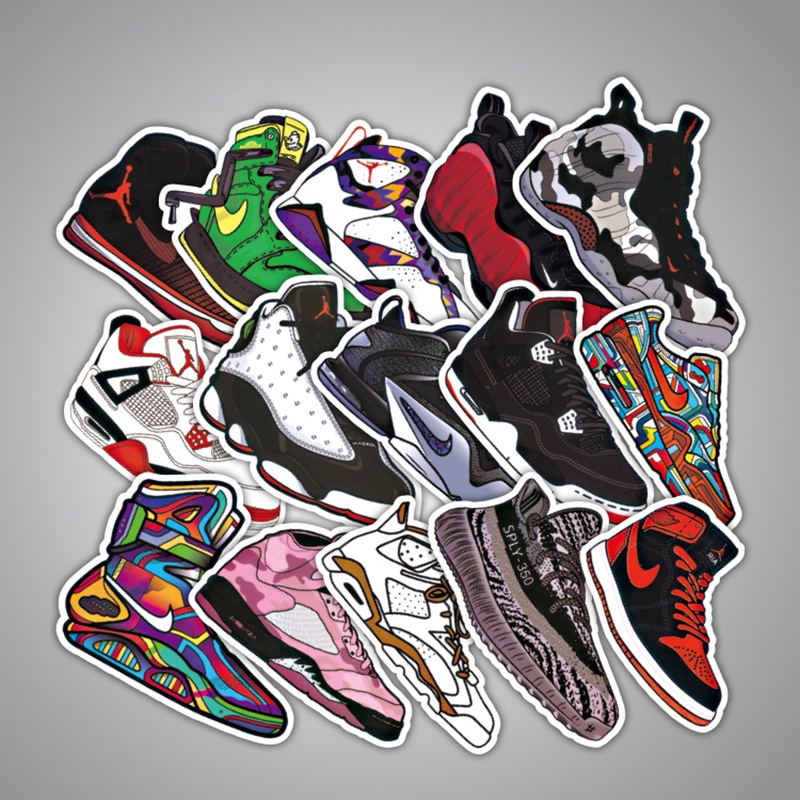 jordan shoe stickers