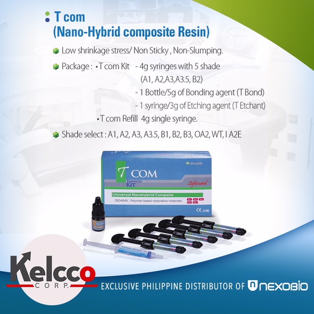 T com kit (set 2) Dental Nano Hybrid Composite Resin by Nexobio Korea