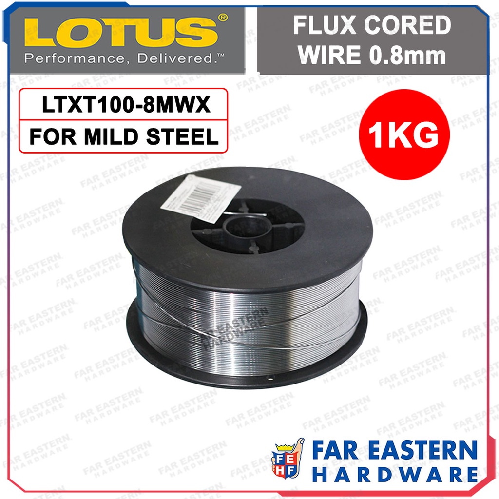 LOTUS Flux Cored Wire for MILD STEEL 0.8mm 1KG MIG WIRE Gasless LTWM Shopee Philippines