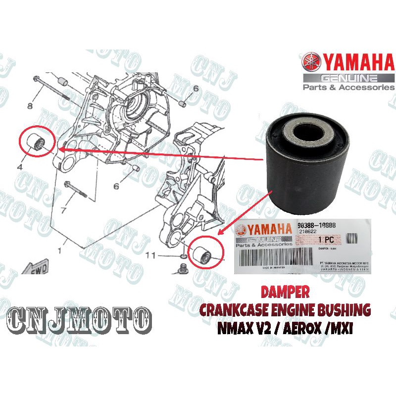 ENGINE BUSHING (NMAX, V2, AEROX, MXI) Shopee Philippines