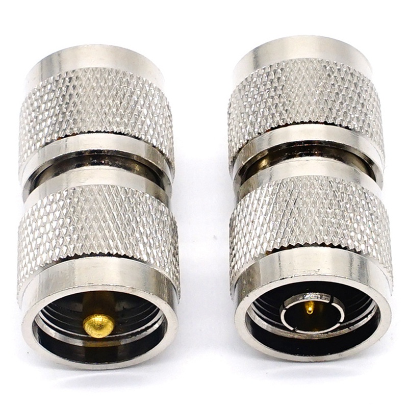 2PCS N Male to UHF Male PL-259 PL259 Connector RF Coaxial Adapter