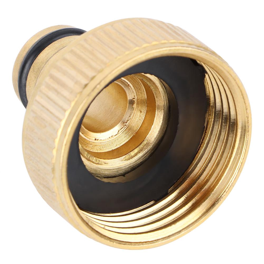 Garden Hose Tap 1 inch Female Thread Quick Connector Water Pipe Adapter Brass 