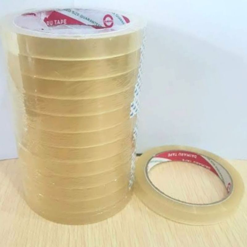 Clear Duct Tape 1/2 inch 12mm Clear Tape Insulation 1/2 inch Shopee