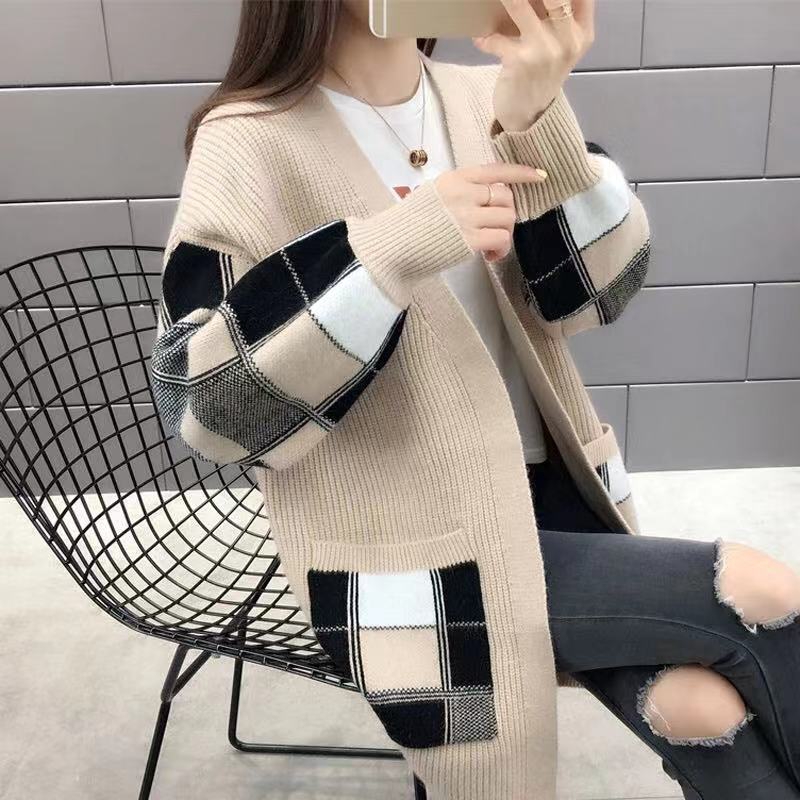 long sleeve sweater coat