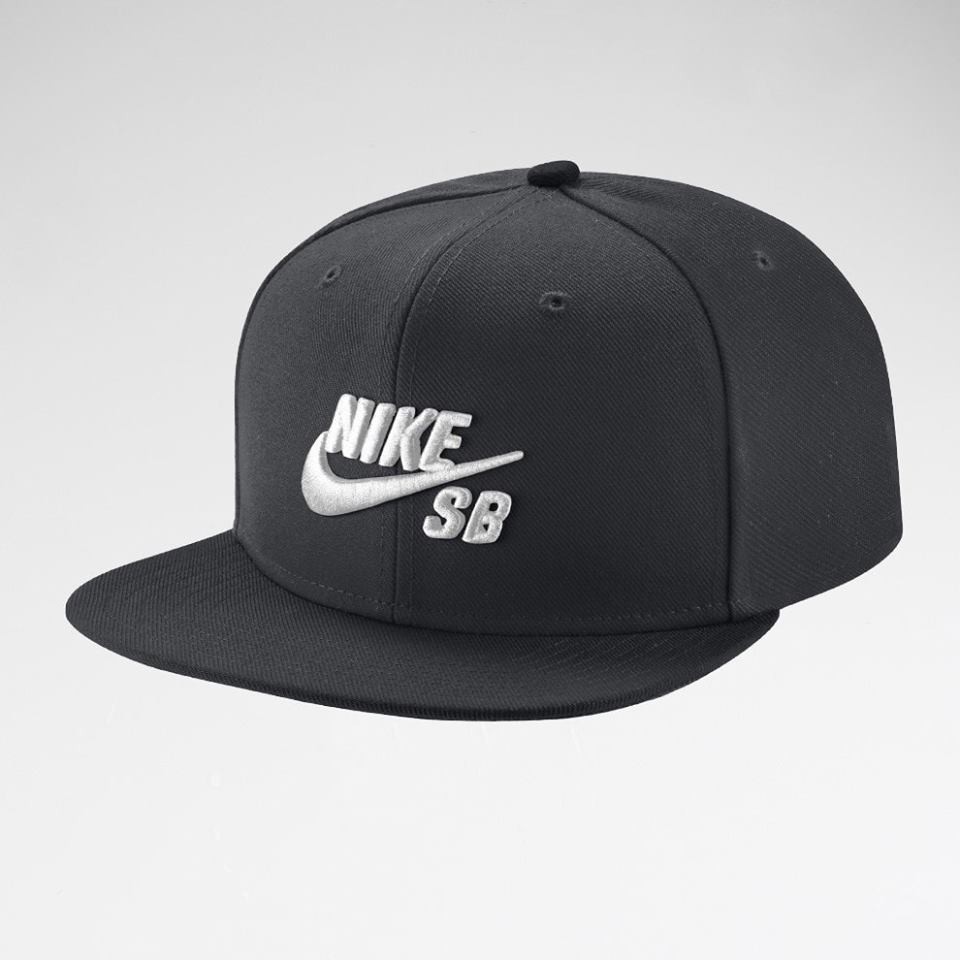 black and white nike snapback