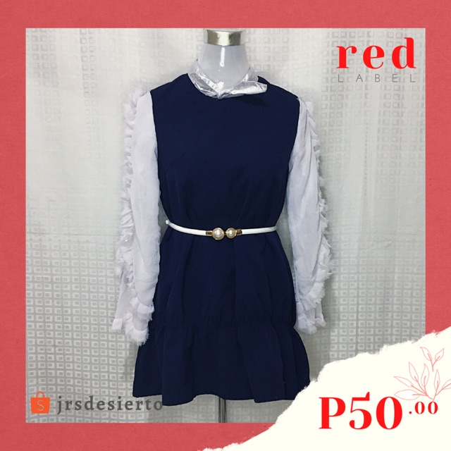 navy blue baby dress