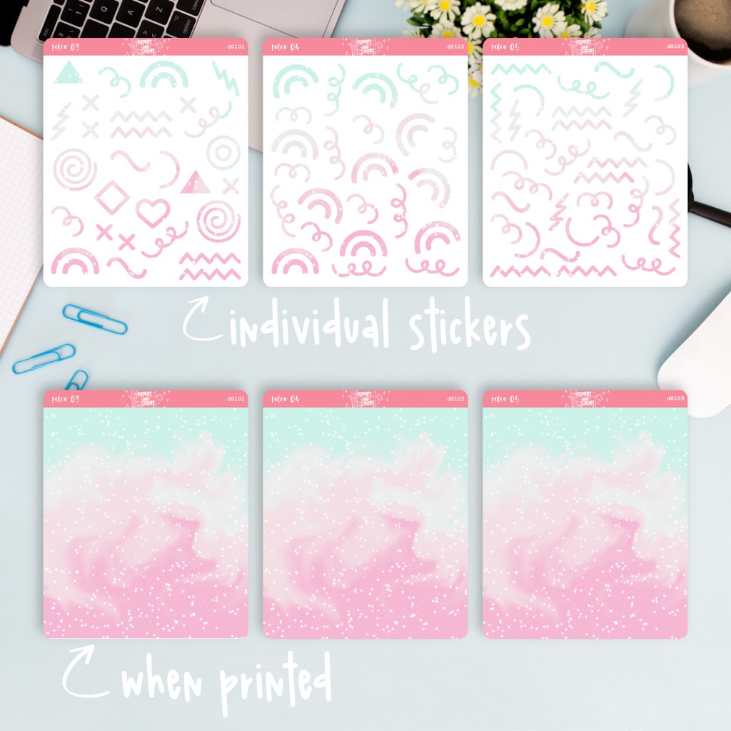 polco sticker sheet matte and glossy shopee philippines