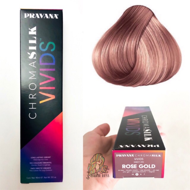 Pravana Chromasilk Vivids Rose Gold Hair Color Shopee Philippines