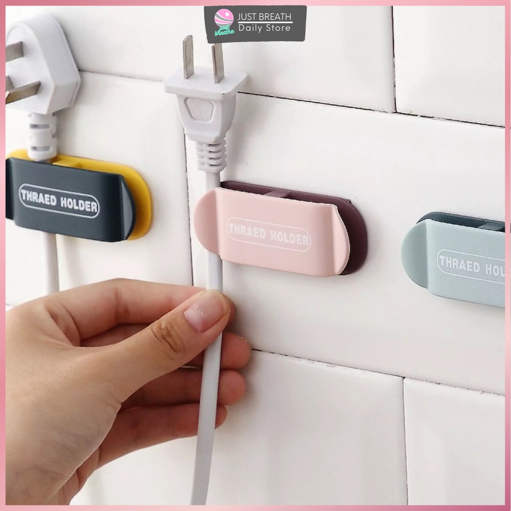 Home Wall Cable Organizer KItchen Wire Cable Holder Wall Cord Organizer