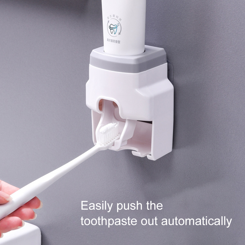 Automatic Toothpaste Dispenser Wall Mount Toothbrush Holder Lazy Toothpaste  Squeezer For Toilet Home Bathroom Accessorie CMALL | Shopee Philippines