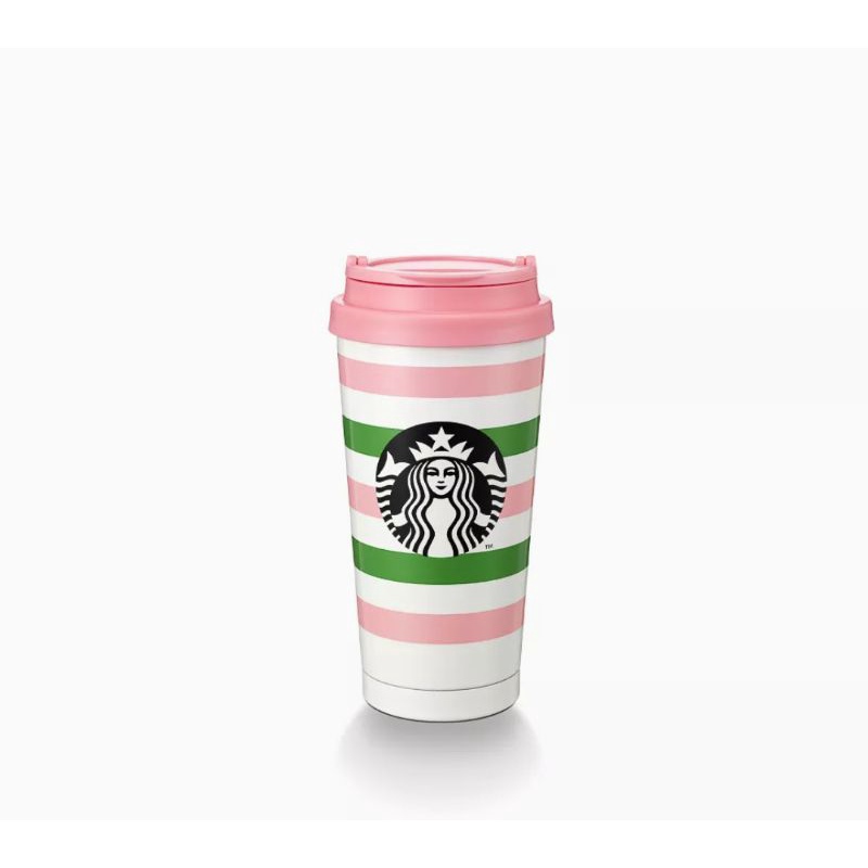 Kate Spade 2022 x Starbucks Stripes 16oz Stainless Tumbler Shopee