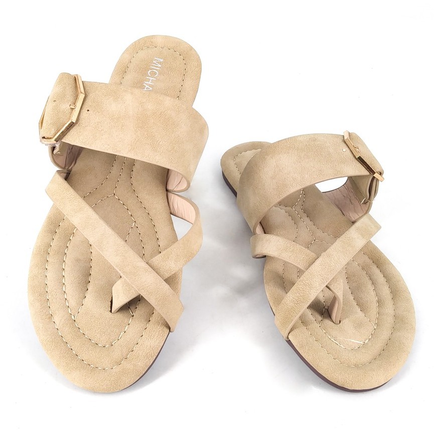 Michaela Flat Sandals for womens 704311 20S | Shopee Philippines