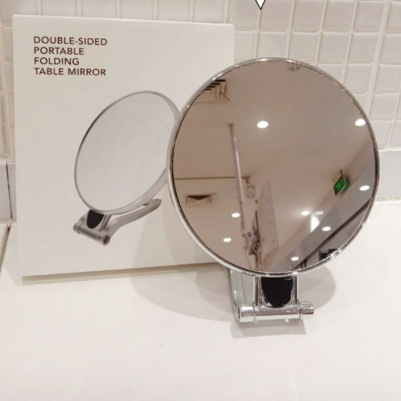 Miniso Double Sided Portable Folding Table Mirror Miniso Mirror