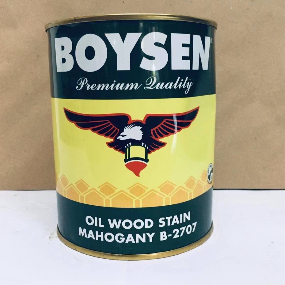 Boysen Oil Wood Stain 1 Liter Mapleoakwalnutmahogany Shopee