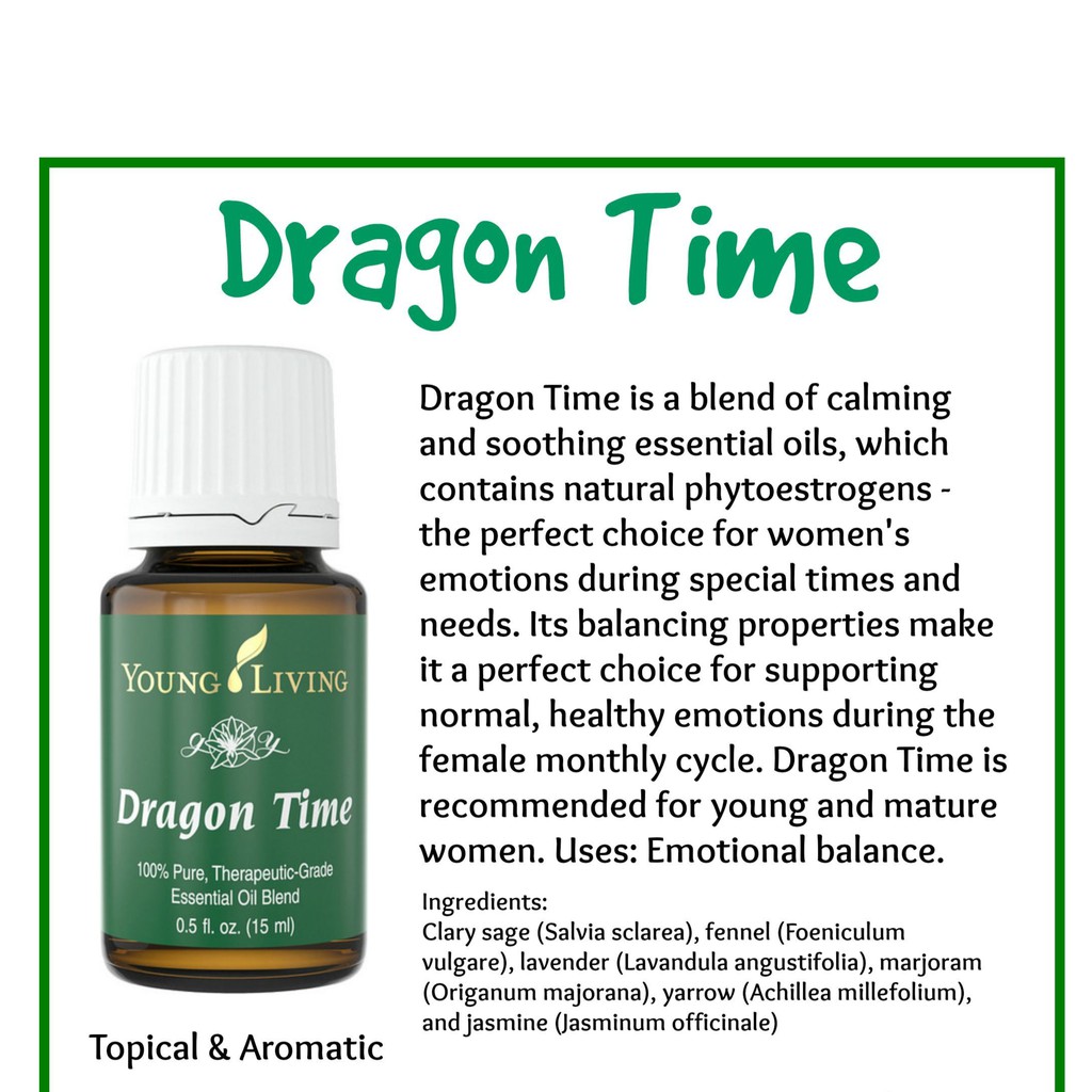 Young Living Dragon Time Essential Oil 15ml Shopee Philippines