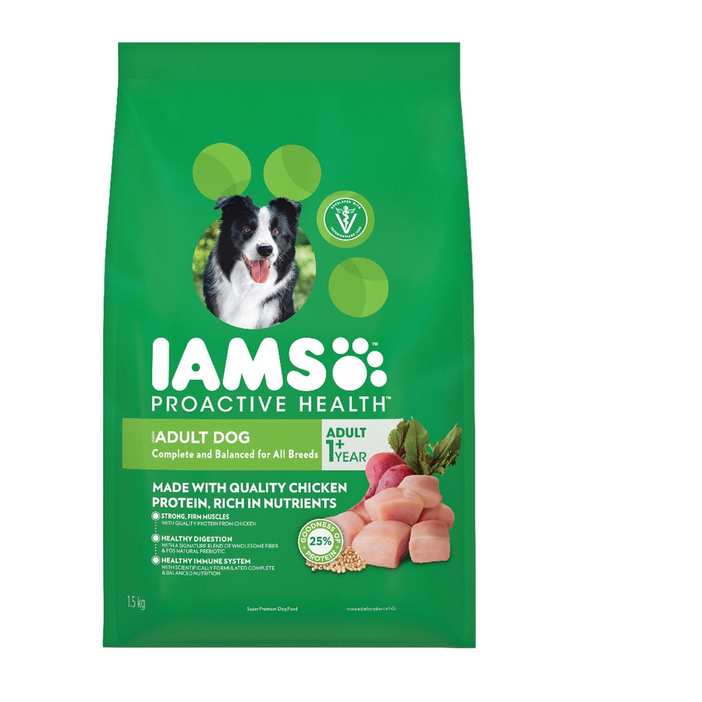 ▪IAMS Adult All Breed Chicken Dry Dog Food 1.5kg #1