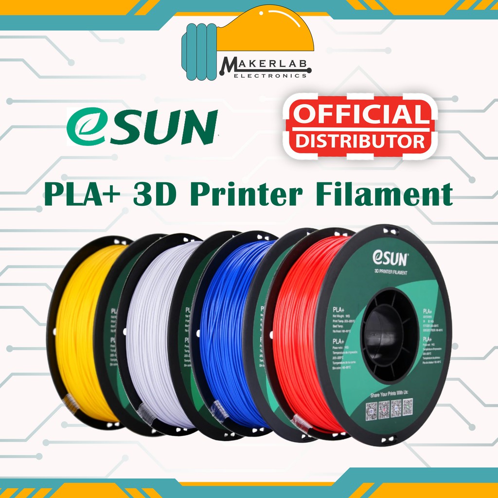 Esun Filament PLA+ PLA Filament + 3D Printer Filament 1.75mm | Shopee ...