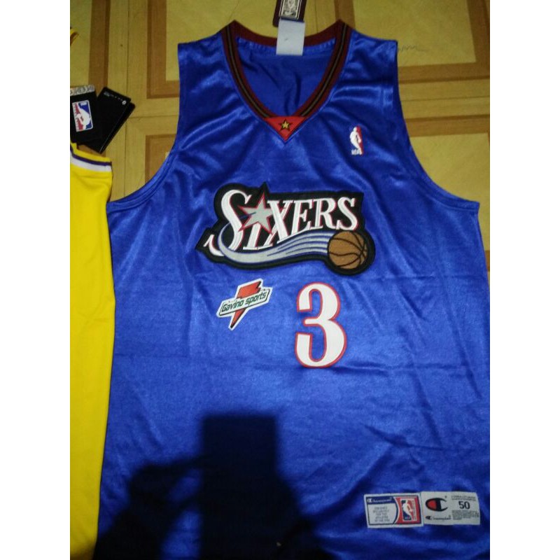 iverson sixers jersey