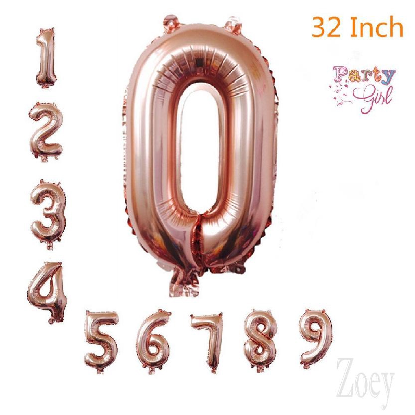 40 number balloons