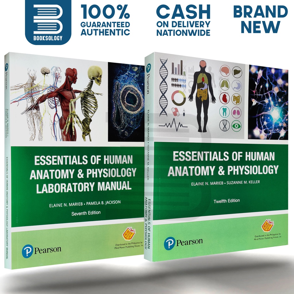 ESSENTIALS OF HUMAN ANATOMY & PHYSIOLOGY (12TH EDITION) With Manual ...