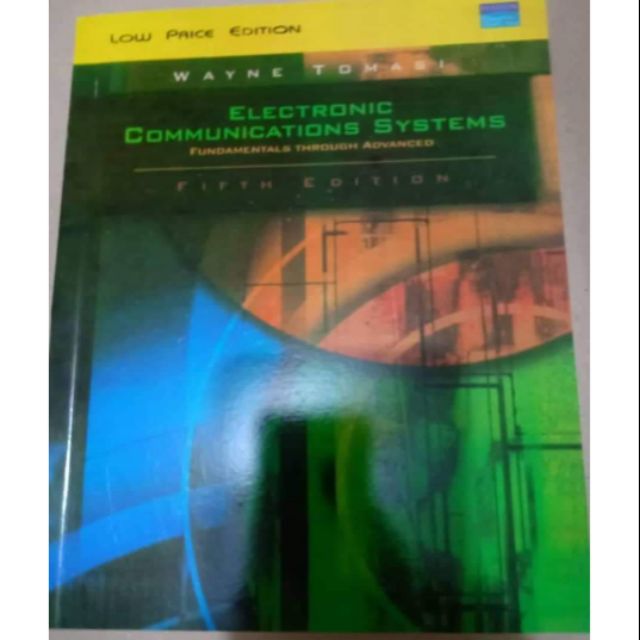 Electronic Communications System 5th edition wayne Tomasi Shopee