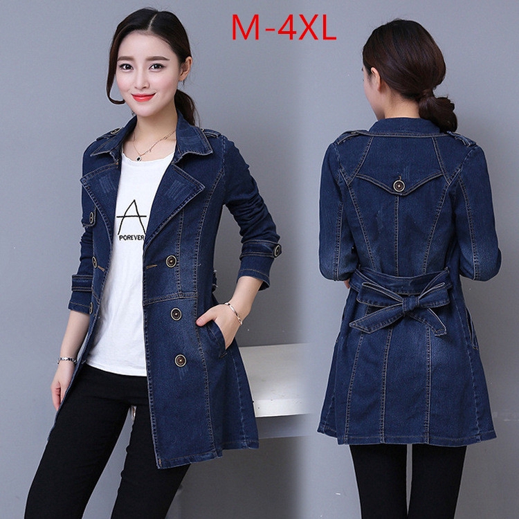 long denim jacket womens